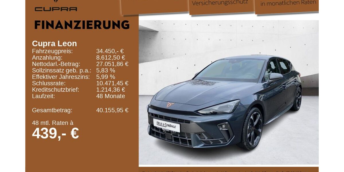 Cupra Leon 2.001 km 34.450 &euro; Neu-Ulm 89231
