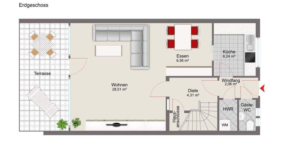 Reihenmittelhaus Wilhelmshaven Aldenburg - 4 Zimmer, 144 m&sup2;, 179.000&euro; | Angebot:25676869