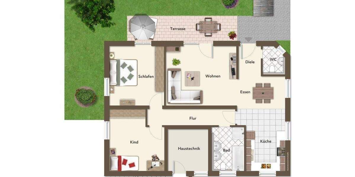 Etagenwohnung Bad Abbach - 3 Zimmer, 84 m&sup2;, 845&euro; | Angebot:25744433