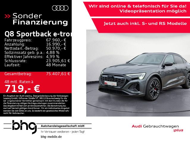 Audi Q8 e-tron 26.746 km 67.960 € Kehl 77694