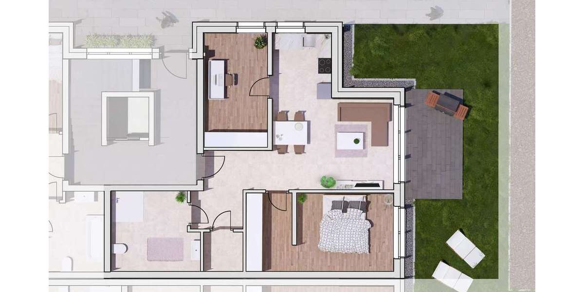 Etagenwohnung Bornheim - 3 Zimmer, 68 m&sup2;, 375.000&euro; | Angebot:24531426