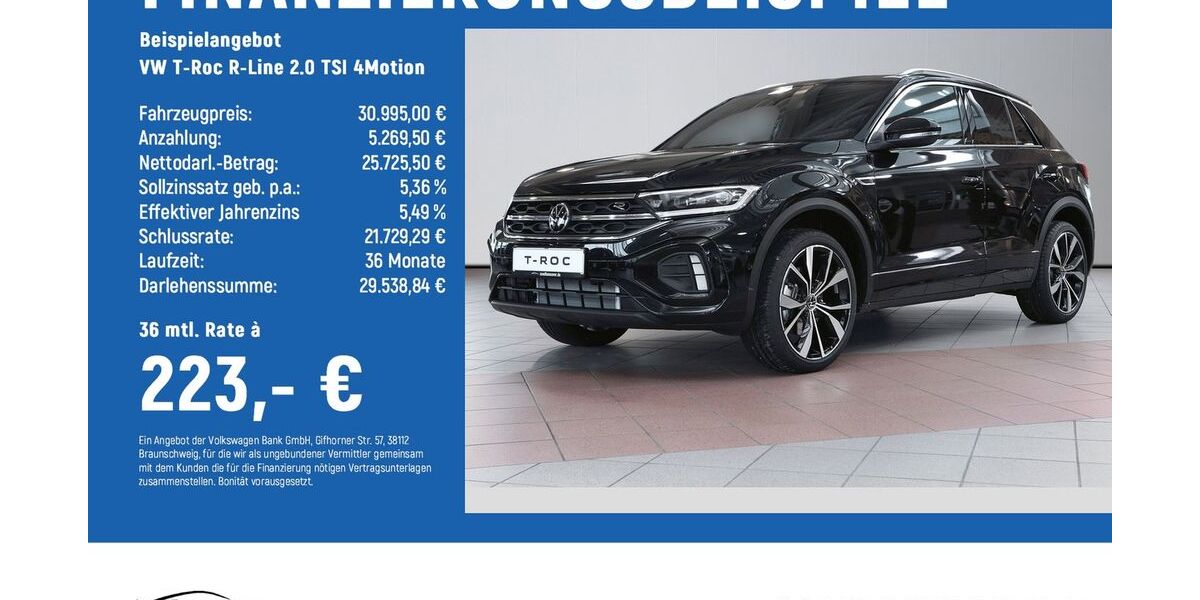 VW T-Roc 42.864 km 30.995 &euro; Göttingen 37081