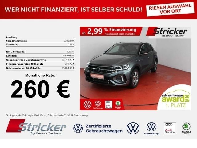 VW T-Roc 20.805 km 29.949 € Detmold 32760