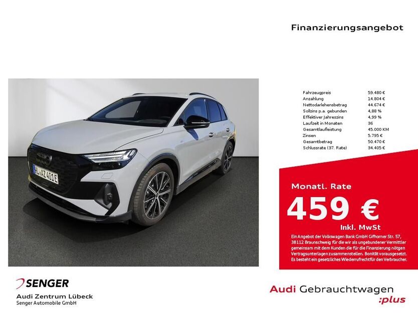 Audi Q4 e-tron 8.000 km 57.890 € Lübeck 23556