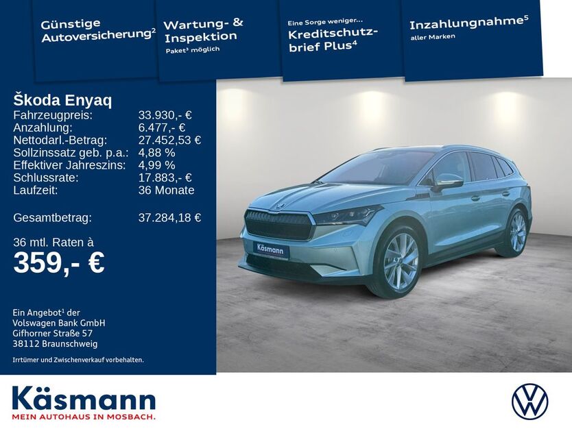 Skoda Enyaq 29.496 km 33.930 € Mosbach 74821