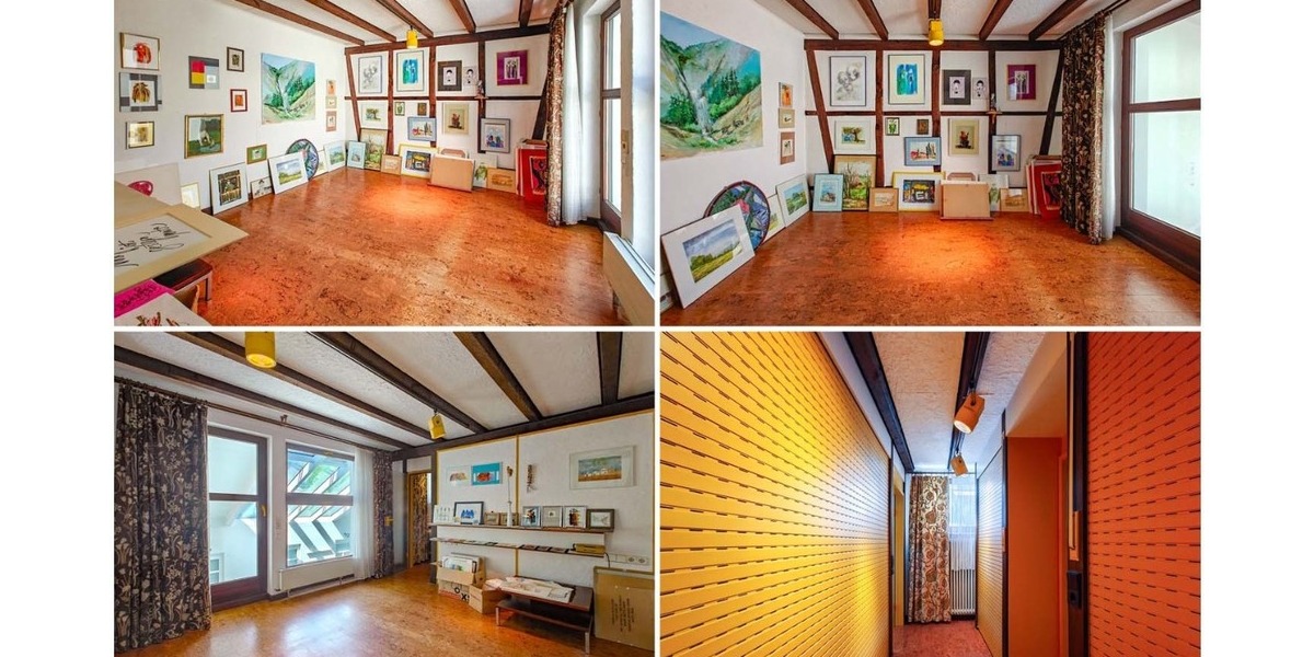 928 m² Grundstück, Charmantes Fachwerkhaus mit Ausbaureserve - Wohnen & Arbeiten unter einem Dach - Bauernhaus, Landhaus Reutlingen Rommelsbach | Angebot:24690906