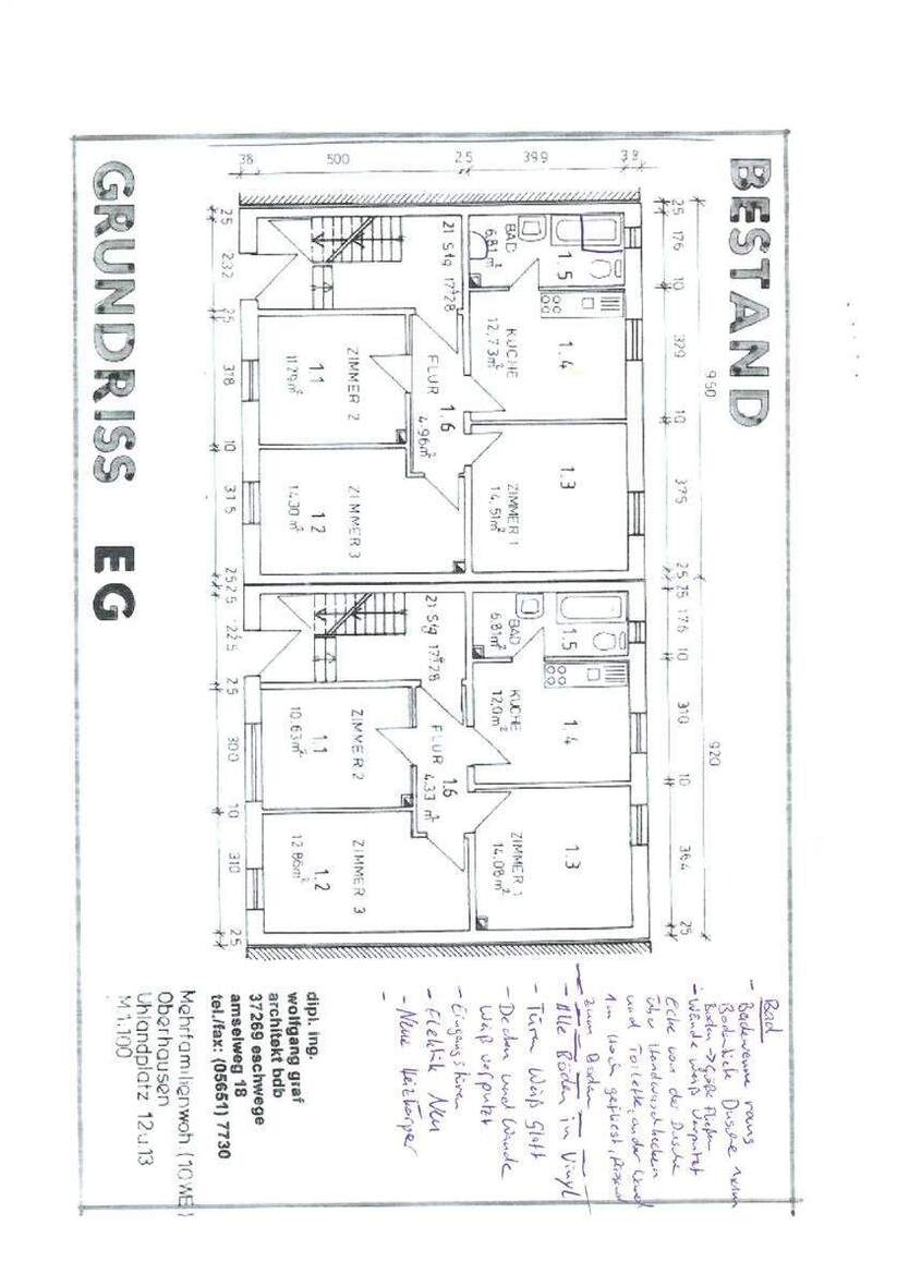 Großzügiges Mehrfamilienhaus in Oberhausen 2 zimmer