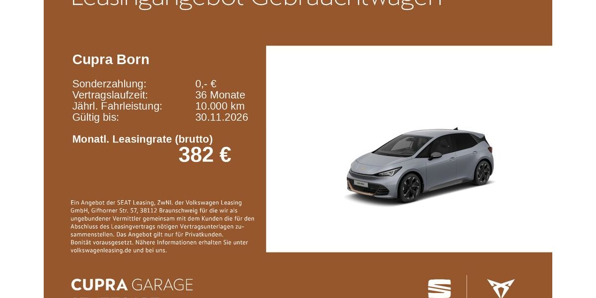 Cupra Born 16.210 km 34.230 &euro; Stuttgart-Feuerbach 70469