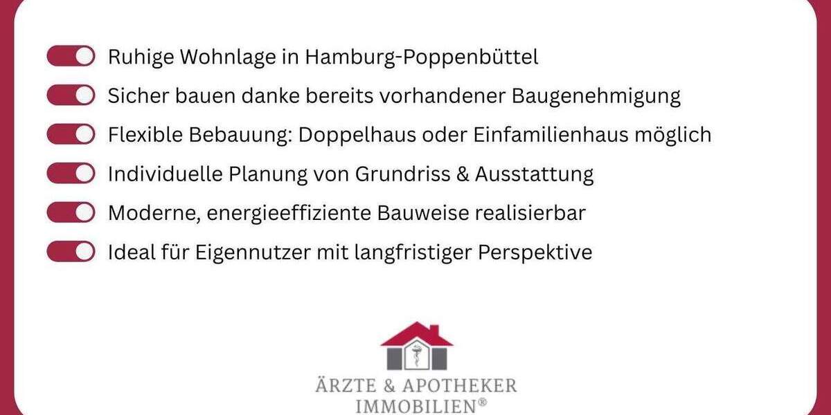 Top-Lage! Grundstück in Poppenbüttel mit Baugenehmigung zimmer