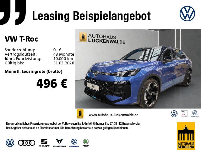VW T-Roc 1.500 km 41.222 &euro; Luckenwalde 14943
