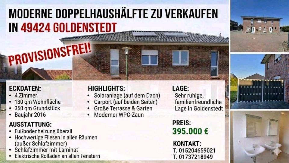 Doppelhaushälfte Goldenstedt - 4 Zimmer, 130 m&sup2;, 395.000&euro; | Angebot:26357475