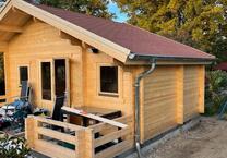 24 qm Holzhaus gedämmt mit Dach Selbstabbau & Abholung