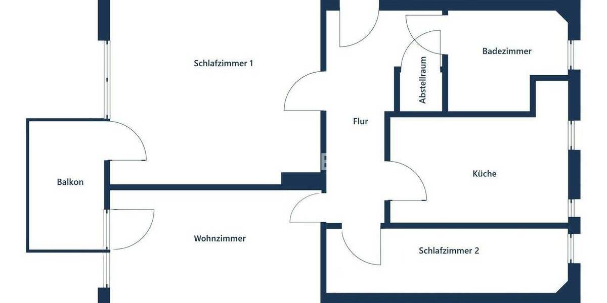 Etagenwohnung Minden Innenstadt - 3 Zimmer, 72 m&sup2;, 125.000&euro; | Angebot:26065446