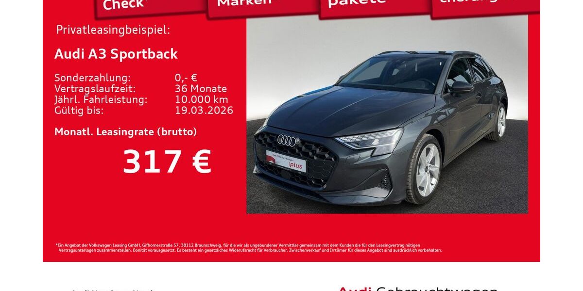 Audi A3 7.906 km 36.330 &euro; Hamburg 22419