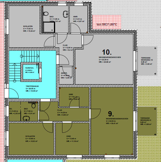 Etagenwohnung Schortens Heidmühle - 2 Zimmer, 69 m&sup2;, 249.000&euro; | Angebot:25730048