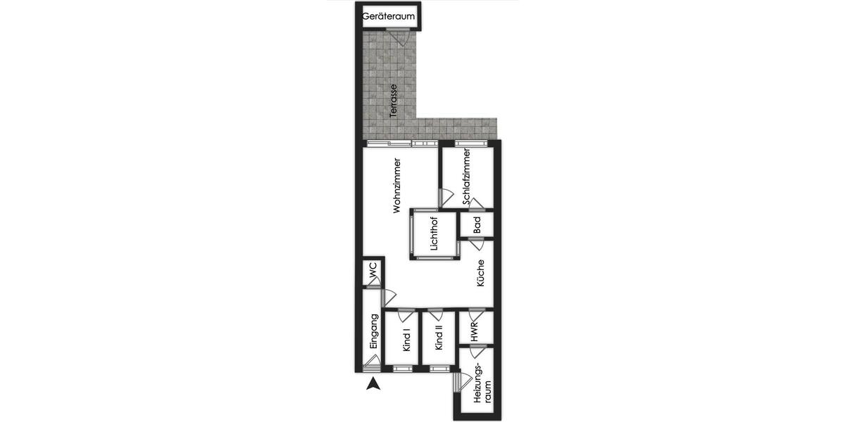Reihenhaus Westerstede - 4 Zimmer, 132 m&sup2;, 1.300&euro; | Angebot:24727414