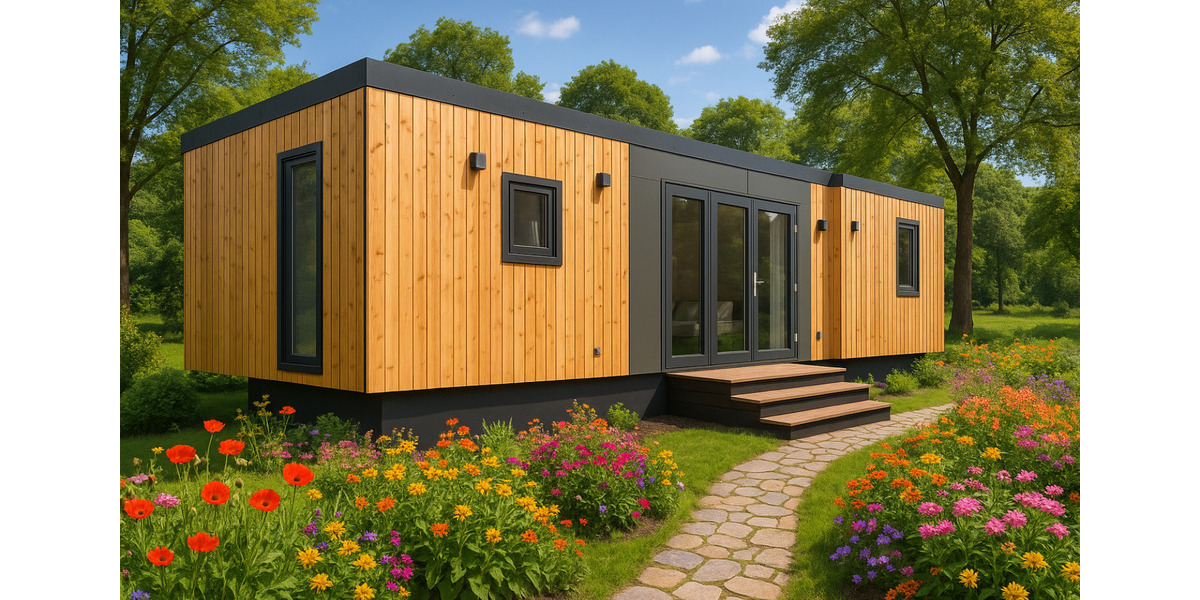 Sofort verfügbares Fertighaus Mobilheim Tinyhaus Tinyhouse mit PV-Vorrichtung I 50m² I 1 Schlafzimmer 1 zimmer