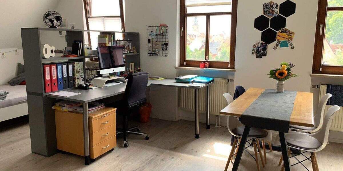 tolle 1,5-Zimmer Wohnung zentral aber ruhig in Lauf 1 zimmer