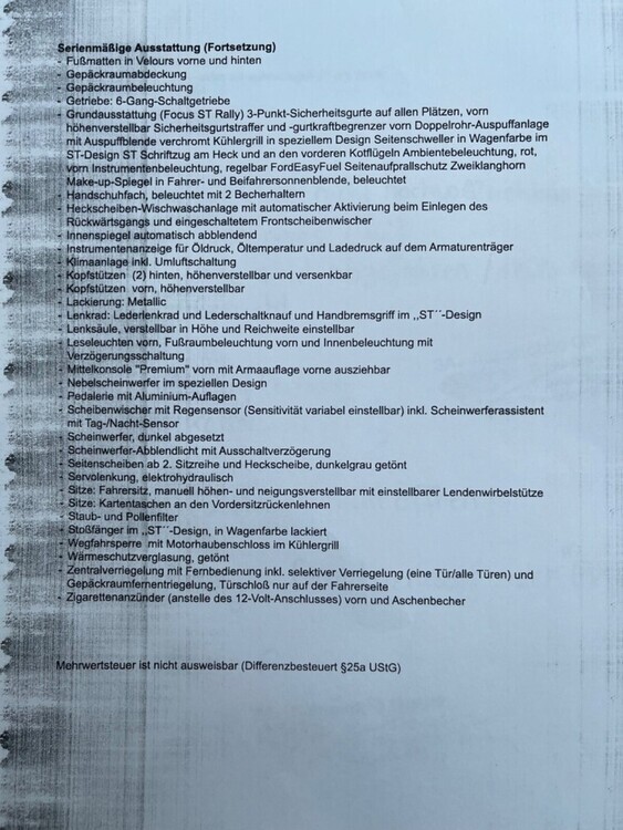 Ford Focus 147.800 km 11.500 € Mayen 56727