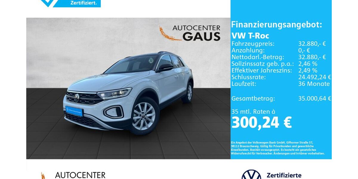 VW T-Roc 26.198 km 32.880 &euro; Bielefeld 33699