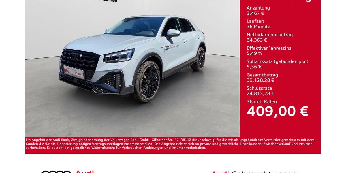 Audi Q2 19.000 km 36.830 &euro; Giessen 35394