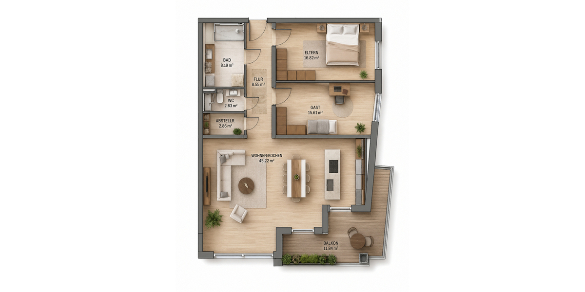 Designwohnung am Michelsberg – Luxus in Bestlage von Ulm - Etagenwohnung Ulm Obertalfingen | Angebot:26768929