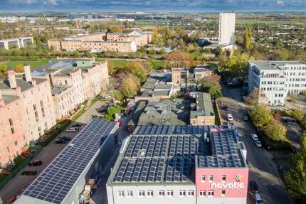 Kleine Gewerbehalle + Büro im Gewerbehof ,, Lackfabrik Halle