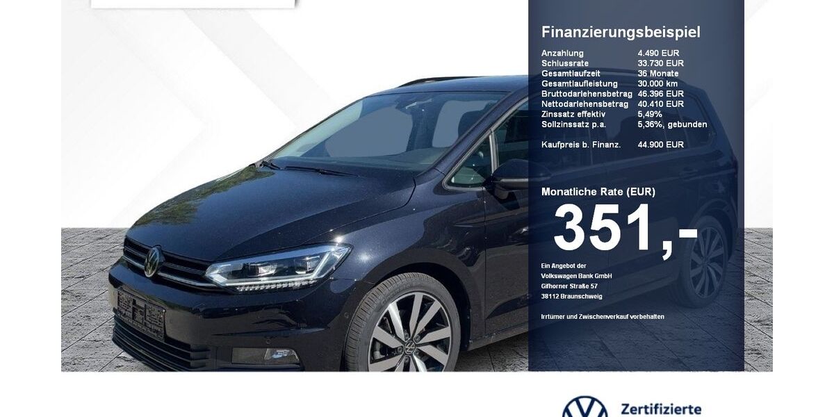 VW Touran 6.823 km 44.900 &euro; Erding 85435