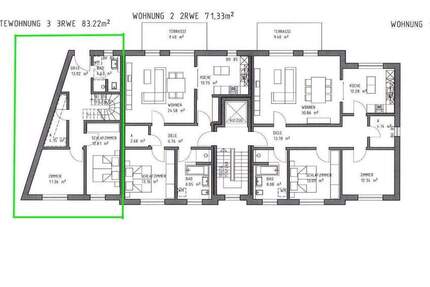 Moderne und helle 3-Raum Maisonette Wohnung mit Balkon 3 zimmer