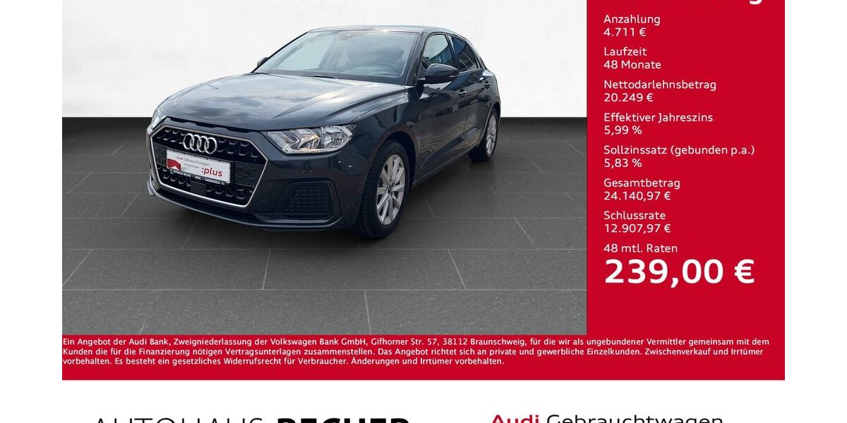 Audi A1 1.468 km 24.960 &euro; Wesel 46485