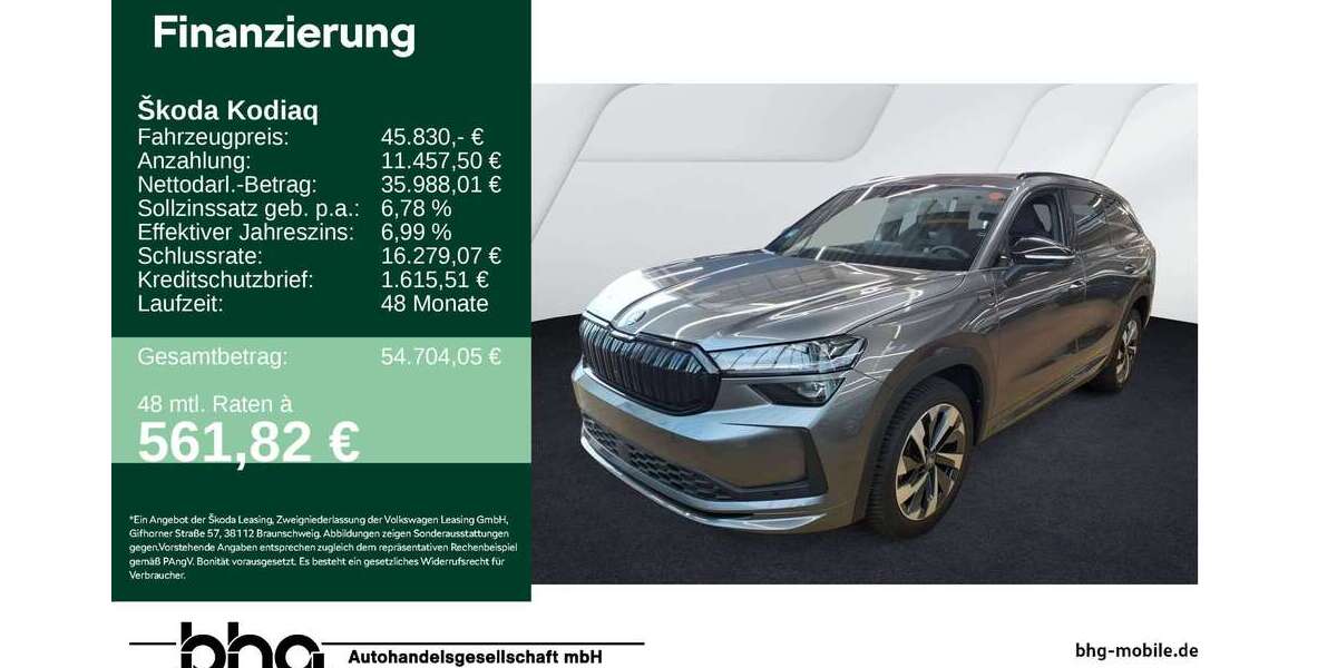 Skoda Kodiaq 16.869 km 45.830 &euro; Freudenstadt 72250