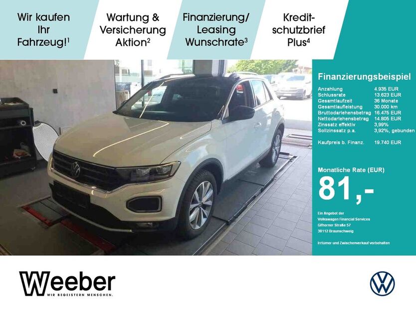 VW T-Roc 49.990 km 19.490 € Weil der Stadt 71263