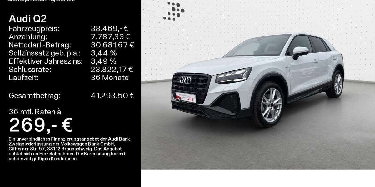 Audi Q2 4.200 km 38.469 &euro; Hanau 63452