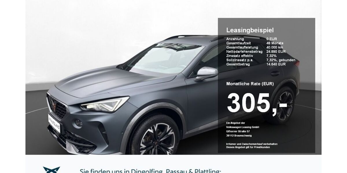 Cupra Formentor 28.975 km 24.890 &euro; Passau 94036