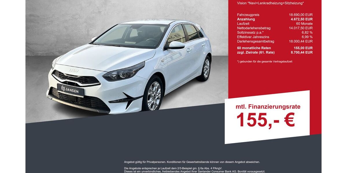 Kia ceed / Ceed 22.700 km 18.690 &euro; Haselünne 49740