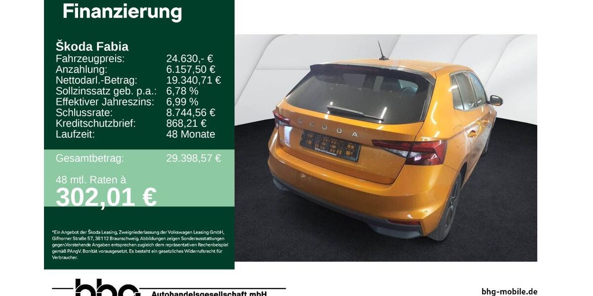 Skoda Fabia 4.999 km 24.630 &euro; Freudenstadt 72250