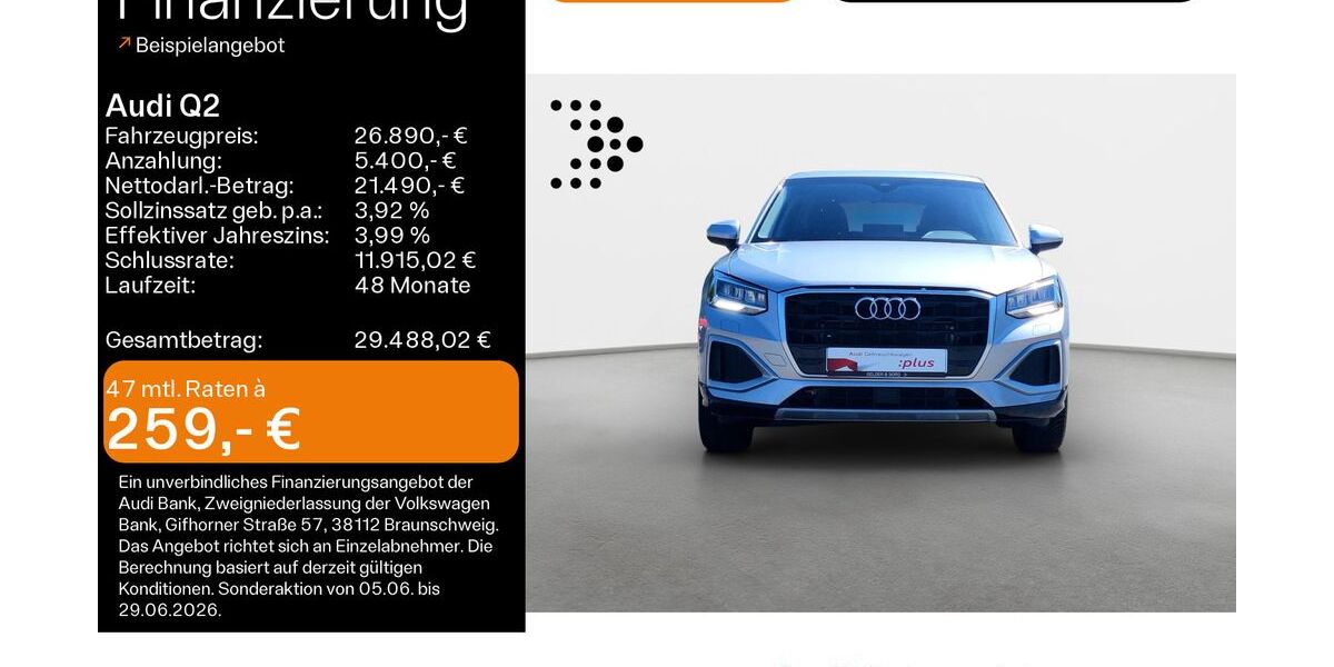 Audi Q2 6.118 km 24.980 &euro; Coburg 96450
