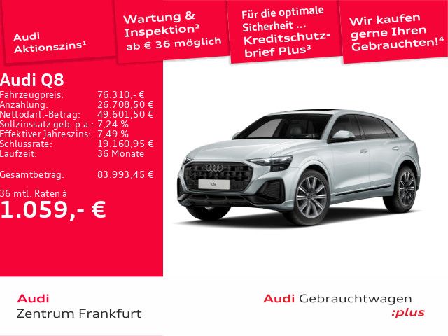 Audi Q8 28.898 km 76.310 &euro; Frankfurt am Main 60314