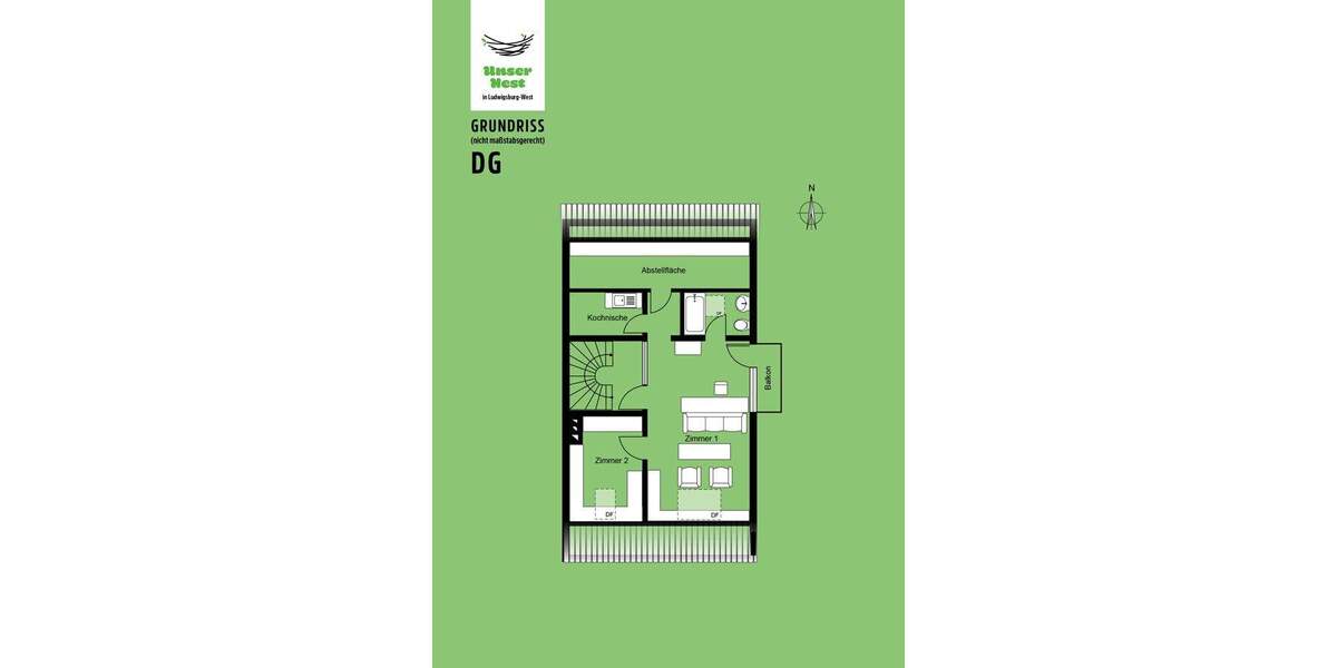 Unser Nest! Doppelhaushälfte in Ludwigsburg-West 6 zimmer