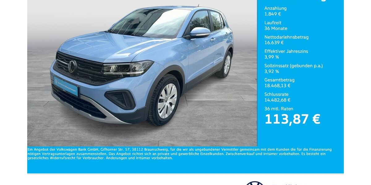 VW T-Cross 11.128 km 18.488 &euro; Unna 59423