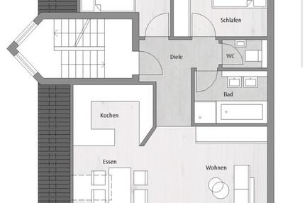 Stilvolle 3,5 Zimmer Wohnung in Zweifamilienhaus in Backnang