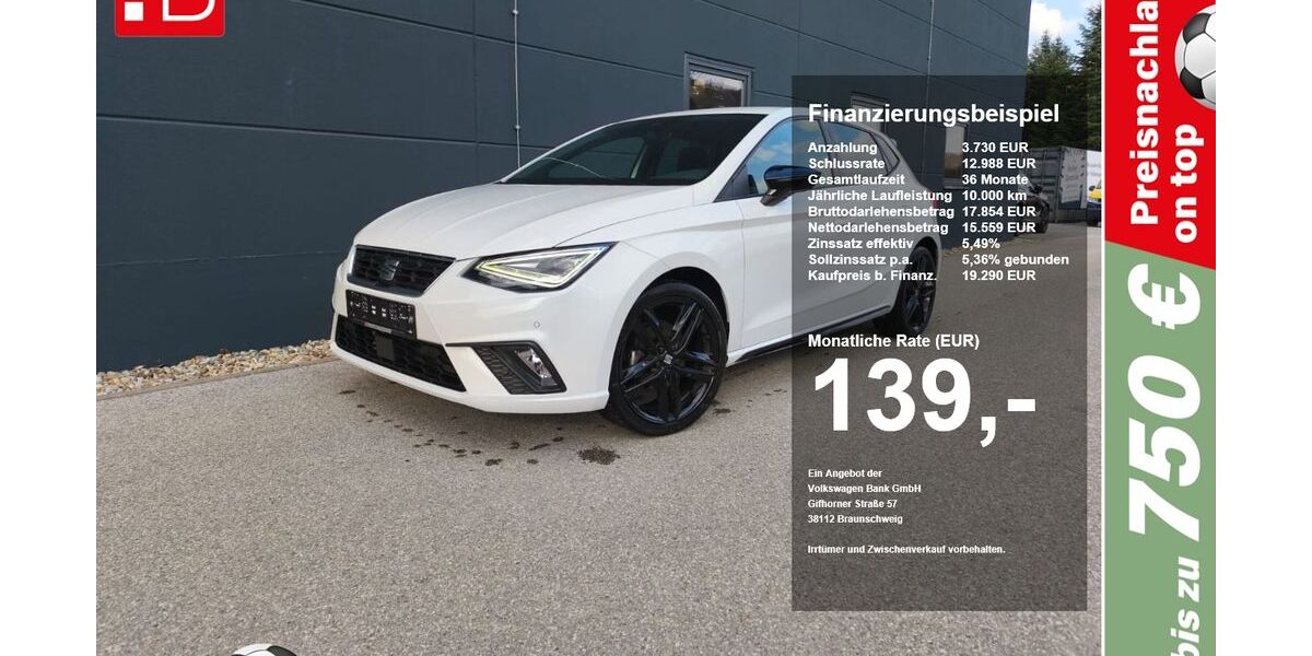 Seat Ibiza 38.875 km 19.290 &euro; Riedenburg 93339