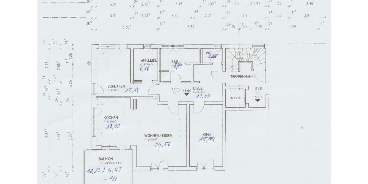 Etagenwohnung Gersthofen - 3.5 Zimmer, 104 m&sup2;, 1.410&euro; | Angebot:26587892