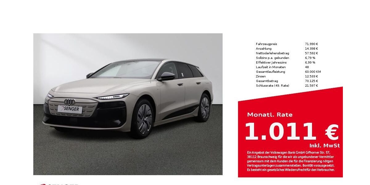 Audi A6 e-tron 5.000 km 71.990 &euro; Münster 48153