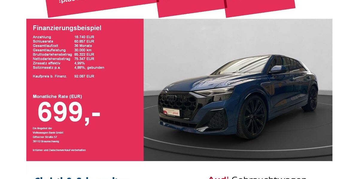 Audi Q8 9.980 km 84.904 &euro; Freising 85356