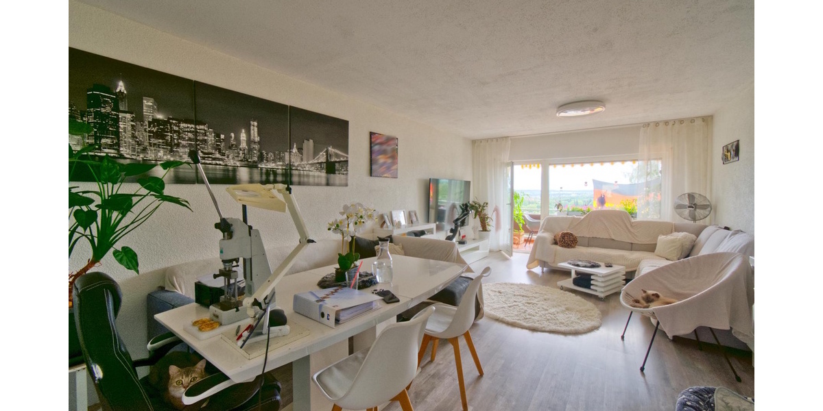 Top Aussicht(en)! Helle 4,5 Zimmerwohnung mit Aufzug und TG-Stellplatz - Etagenwohnung Villingen-Schwenningen Schwenningen | Angebot:27009344