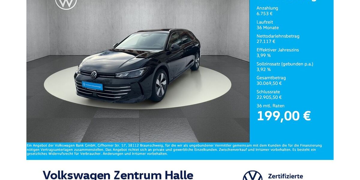VW Passat Variant 12.096 km 33.870 &euro; Halle/Saale 06110