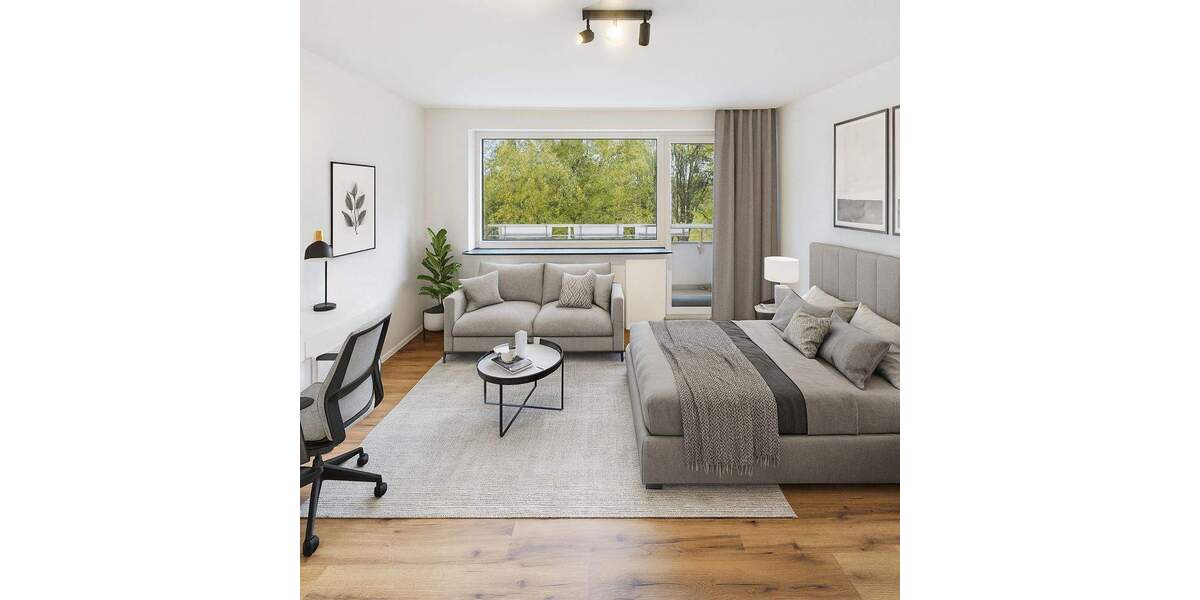 Hochwertig sanierte 1-Zimmer-Wohnung mit Balkon in Stöcken-Ledeburg auf Erbpacht 1 zimmer