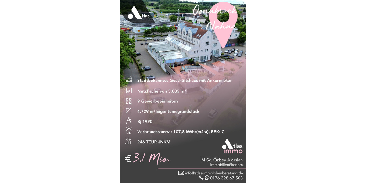 Gewerbeobjekt Osnabrück Nahne - 3.100.000&euro; | Angebot:21666226