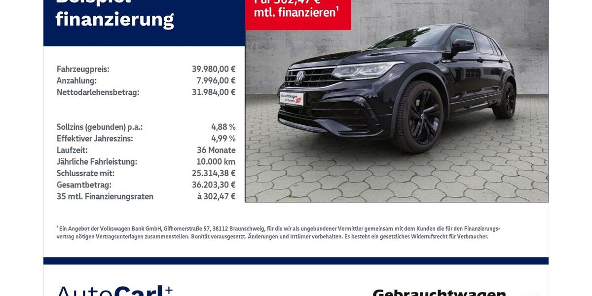 VW Tiguan 27.750 km 39.580 &euro; Reichenbach 08468